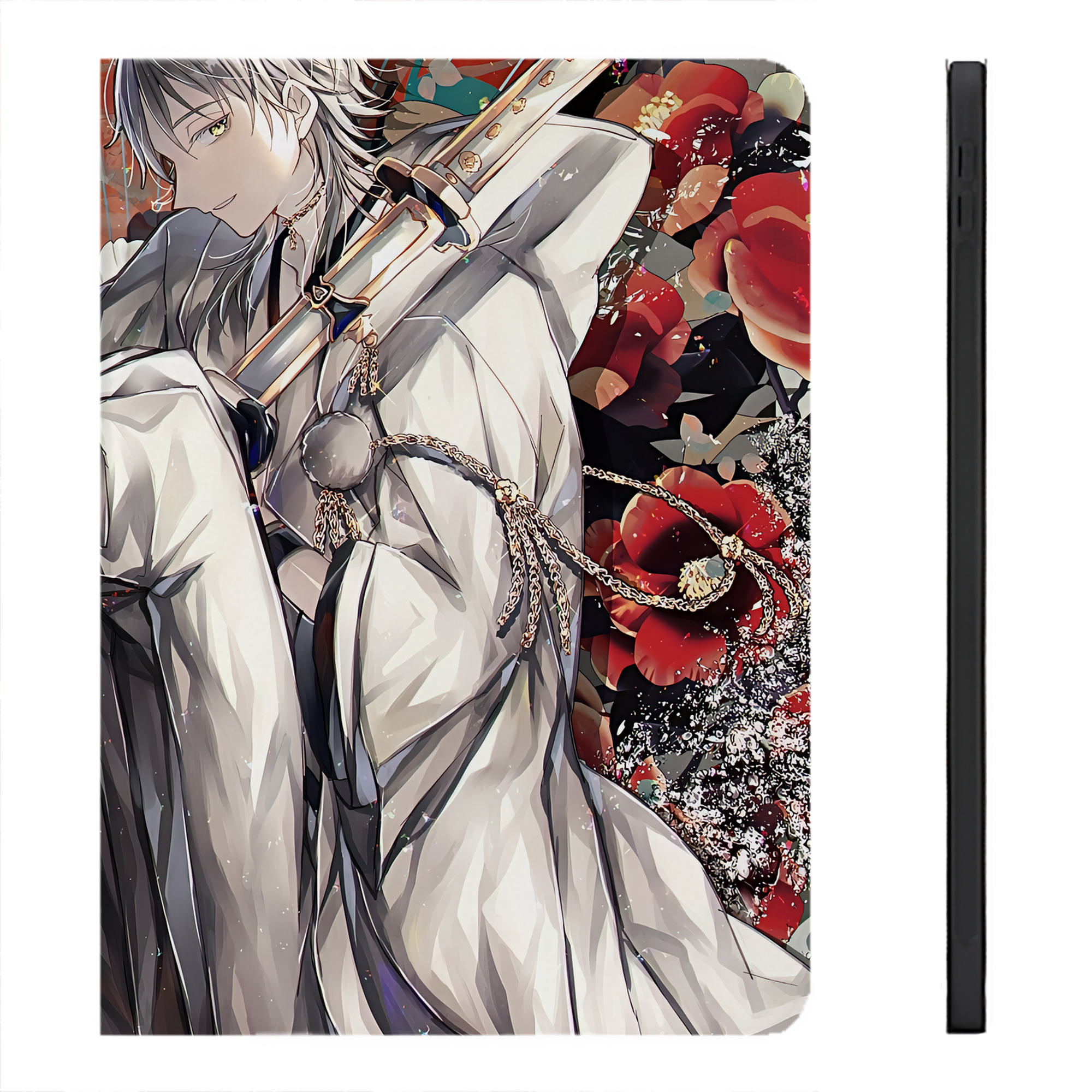 （画像用） 刀剣乱舞 Touken Ranbu IPadケース ペンホルダー付き ブックスタイルデザイン